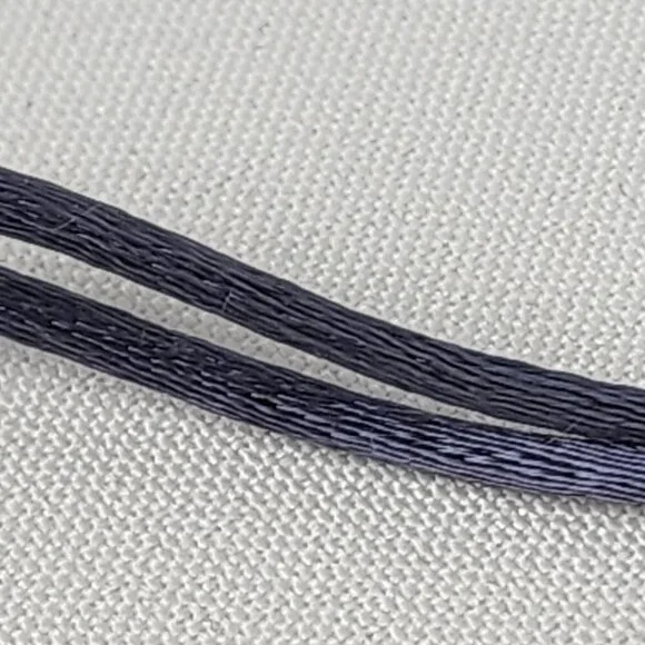 Handmade Blue & Gold Ceramic Pendant Necklace - Picture 4 of 7